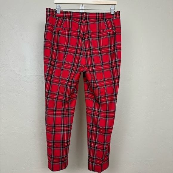 J.Crew High Rise Cameron Pants in Red Stewart Tartan - Picture 5 of 8